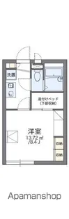 レオパレスTKNⅡ【106号室】の間取り