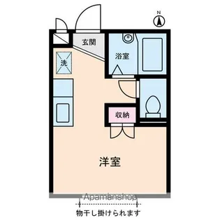 ユーハイツ(杉並区)【1階】の間取り