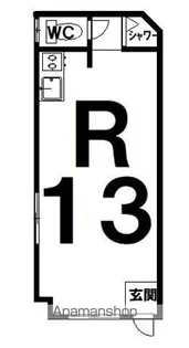 西23条南1丁目35 貸家【1E号室】の間取り