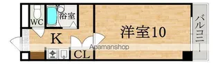 グランシャリオ生駒【2階】の間取り