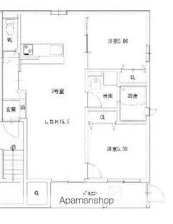 グレーシア姪浜【2階】の間取り