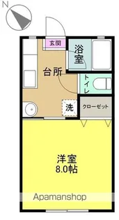 メゾン・リンリン【B102号室】の間取り