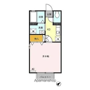 クレールメゾン【1階】の間取り
