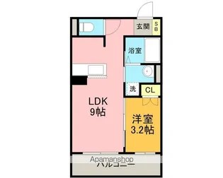 竜美丘Residence【4階】の間取り