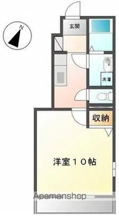 コテージ中川【1階】の間取り