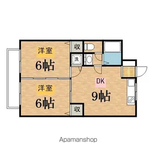 ハイツサングローリア【3階】の間取り