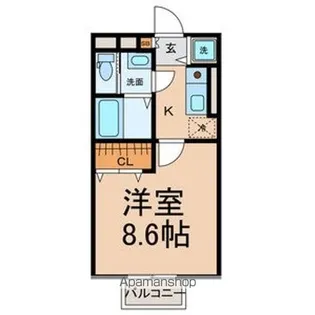 NORTHEN LIGHTS 藤ヶ丘【106号室号室】の間取り