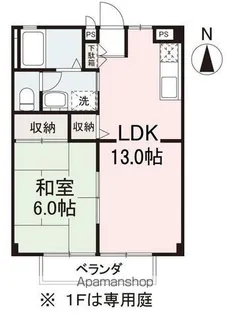 香川県高松市牟礼町牟礼【アパート】の間取り