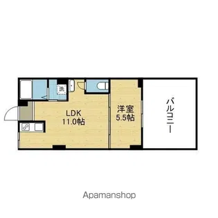 第二グリーンハイツ【5階】の間取り