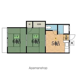 グリーンハイツ【1階】の間取り