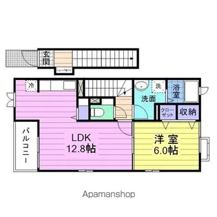 ダンデライオン 弐番館【204号室】の間取り