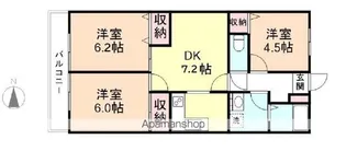 サニープレスキャッスルA【401号室】の間取り