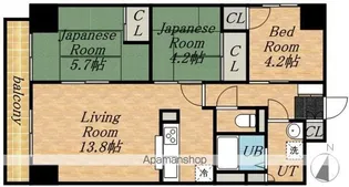 オークコート141【5階】の間取り