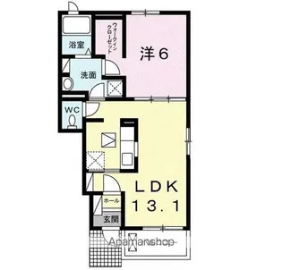 香川県高松市屋島西町【アパート】の間取り
