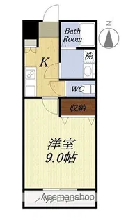グランコートSS【206号室】の間取り