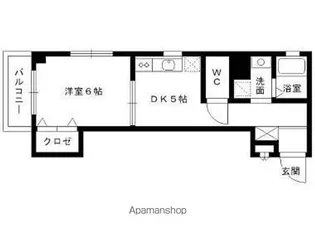 東郷ビル【302.号室】の間取り