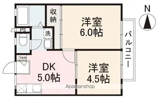 メゾン神崎【2階】の間取り