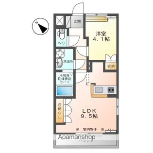 シャーロット・Ⅱ【2階】の間取り