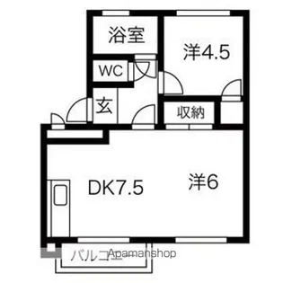 ニューシティコーポラス【4階】の間取り