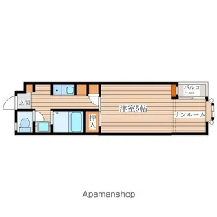 エクセランス・ド・旭ヶ丘【1階】の間取り