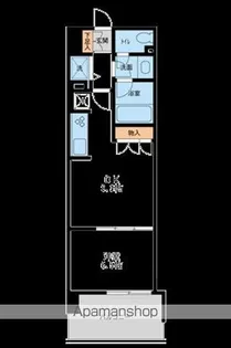 レジディア南千住【2階】の間取り