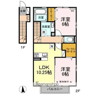 GROVE八ヶ岳【1階】の間取り