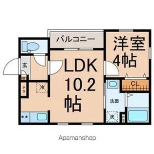 CASSINA【1階】の間取り