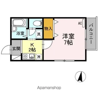 クレール赤羽【2階】の間取り