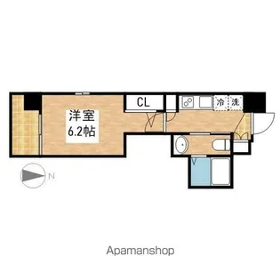 1Kの間取り画像