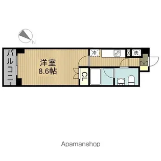 ヴィレッジハウス 幕張本郷【1階】の間取り