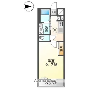 シェノン【1階】の間取り