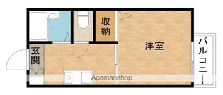 ピースフルB【B106号室】の間取り