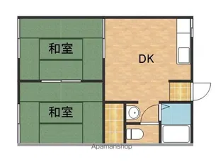 サングリア小笠B【2階】の間取り