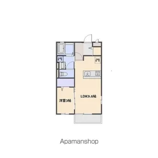 アサント勝倉【203号室号室】の間取り