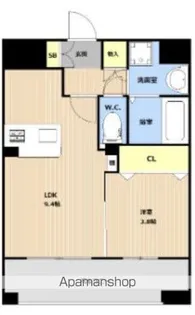 LIBTH南福岡【7階】の間取り