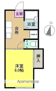 まゆみハイツ【103号室】の間取り