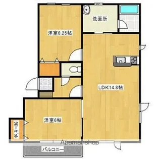 K・アベニューII【2階】の間取り