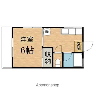第2小昏コーポ【2階】の間取り