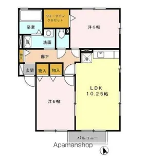 ドミール・シャルマンABC【2階】の間取り