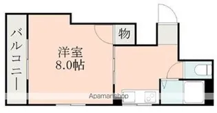 コーポ薬師堂【302号室】の間取り