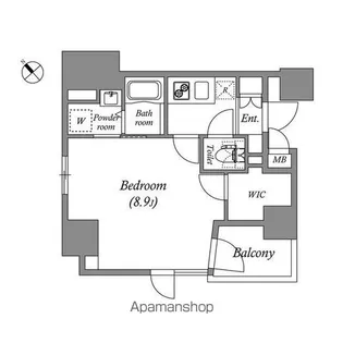GRAN PASEO新宿余丁町【4階】の間取り