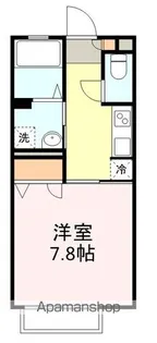 エアフォルク小松島【1階】の間取り