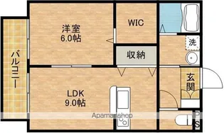 ガーデンコートA【1階】の間取り