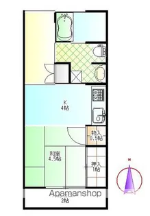 ヒールビレッジ宮地【110号室】の間取り