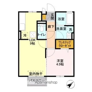 アネックス駒形 A【1階】の間取り