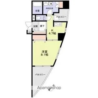 サニークレスト南蒲田【4階】の間取り