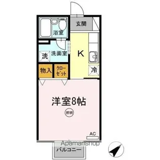 セジュール21 A棟【2階】の間取り