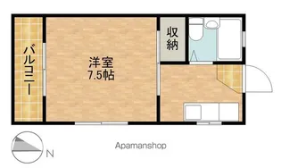 コーポ岡田【1階】の間取り