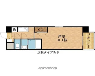 スプランディッド京橋EAST【6階】の間取り