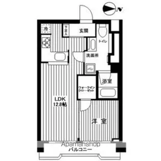 ライオンズマンション三宿【523号室号室】の間取り